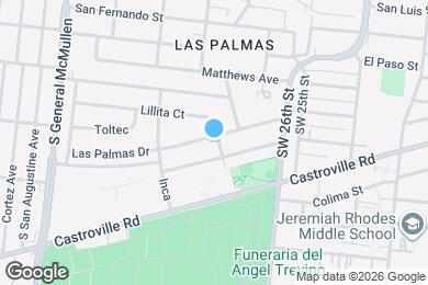 Map image of the property - 202 Las Palmas Dr