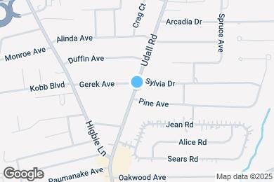 Map image of the property - 833 Udall Rd