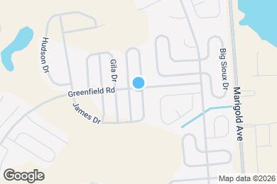 Map image of the property - 802 James Dr