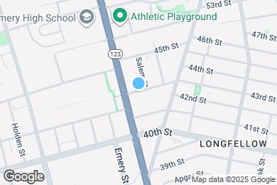 Map image of the property - 1075 43rd St