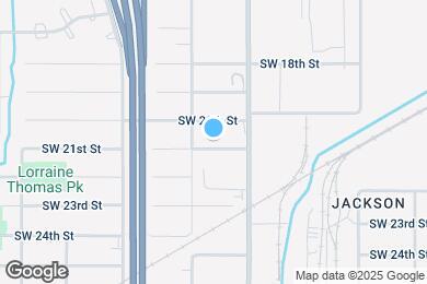 Map image of the property - 2927 SW 21st St