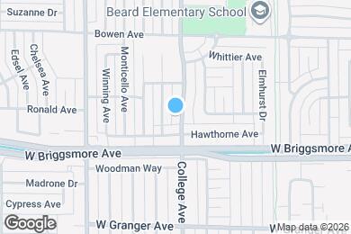 Map image of the property - 1825 College Ave