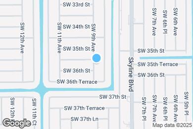 Map image of the property - 3523 SW 9th Ave