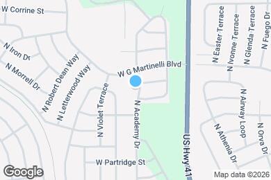Map image of the property - 10774 N Academy Dr