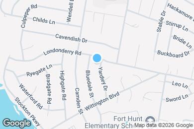 Map image of the property - 8612 Yardley Dr