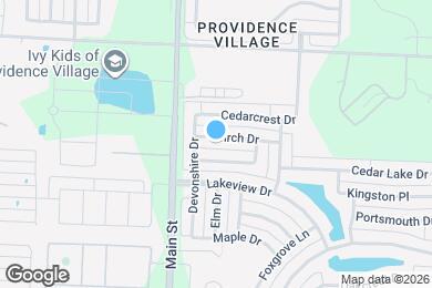 Map image of the property - 9824 Birch Dr