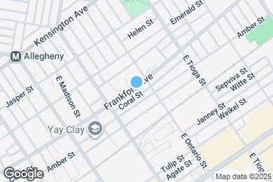 Map image of the property - 3355 Frankford Ave