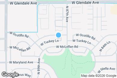 Map image of the property - 8720 W Tuckey Ln