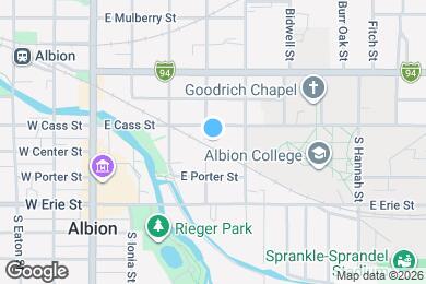 Map image of the property - 107 S Berrien St