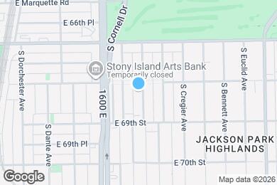 Map image of the property - 6812 S East End Ave