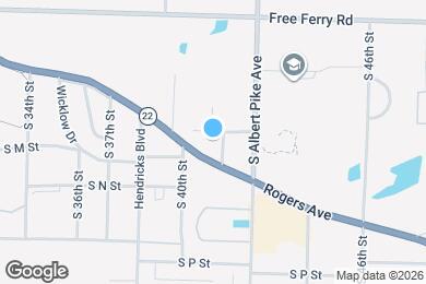 Map image of the property - 1306 S 41st St