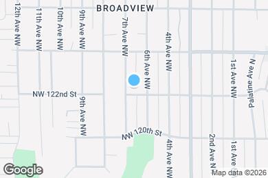 Map image of the property - 616 NW 122nd St