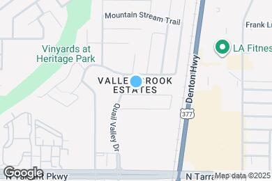 Map image of the property - 5813 Valley Haven Way