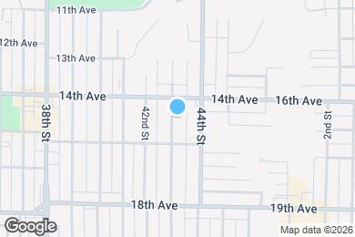 Map image of the property - 1417 43rd St