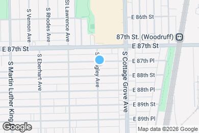 Map image of the property - 8737 S Langley Ave