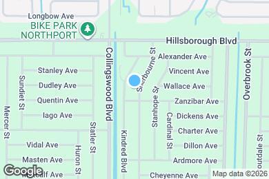 Map image of the property - 105 Sherbourne St