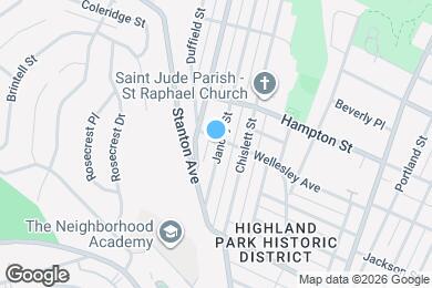 Map image of the property - 929 Jancey St
