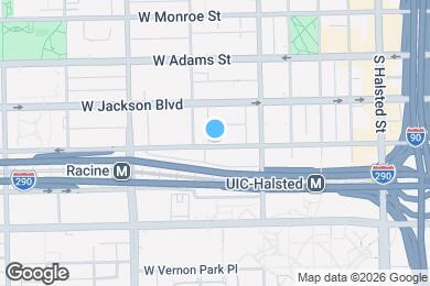 Map image of the property - 1046 W Van Buren St