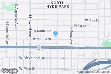 Map image of the property - Hyde Park Flats