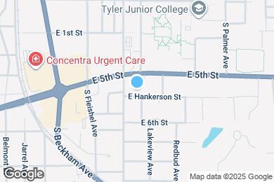 Map image of the property - 1300 E Hankerson St