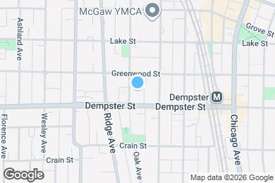 Map image of the property - 1238 Oak Ave