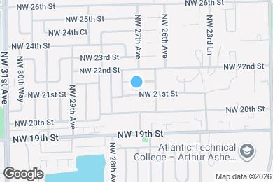 Map image of the property - 2701 NW 21st St