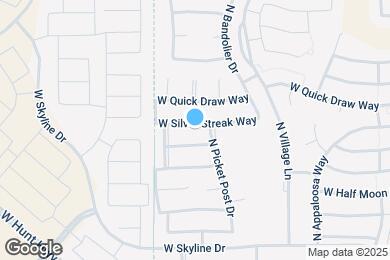 Map image of the property - 2561 W Silver Streak Way