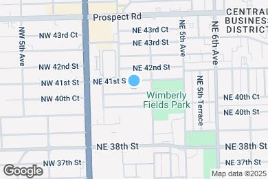 Map image of the property - 241 NE 40th Ct