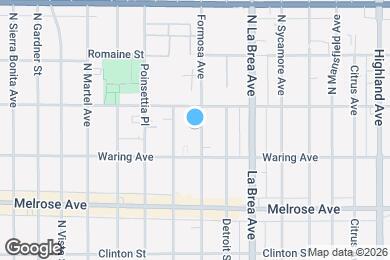 Map image of the property - 833 N Formosa Ave