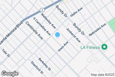 Map image of the property - 1622 S Carmelina Ave