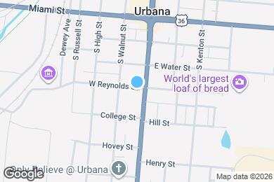 Map image of the property - 115 W Reynolds St
