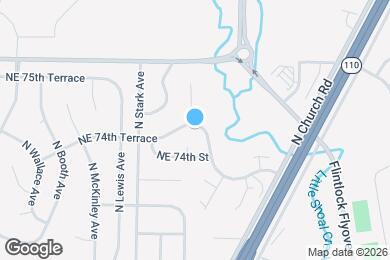 Map image of the property - 8837 NE 74th Terrace