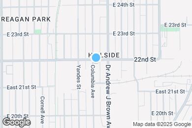 Map image of the property - 2145 Columbia Ave