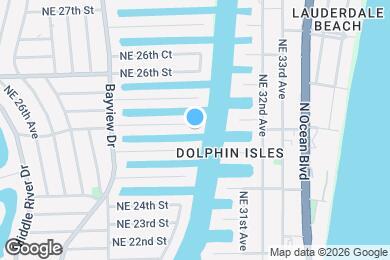 Map image of the property - 2886 NE 25th St