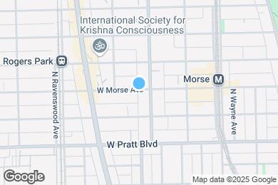 Map image of the property - 1629 W Morse Ave