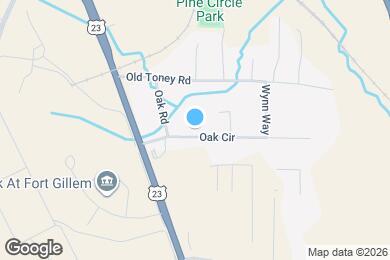 Map image of the property - 2510 Oak Cir