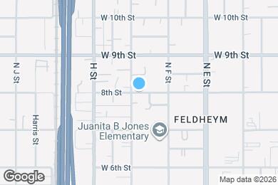 Map image of the property - 690 W 8th St