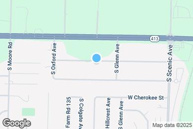 Map image of the property - 2946 W Washita St