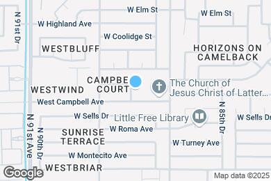 Map image of the property - 4513 N 88th Ave