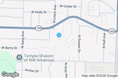 Map image of the property - 985 N Lewis Ave