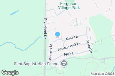 Map image of the property - 1381 Pinnacle Ln