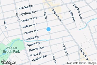 Map image of the property - 104 Hadley Ave