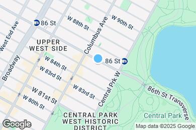 Map image of the property - 32 W 86th St