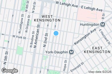 Map image of the property - 2431 N Hancock St