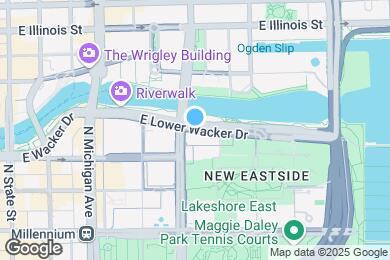 Map image of the property - 354 E Wacker Dr