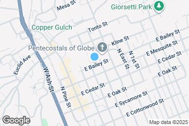 Map image of the property - 309 E Bailey St