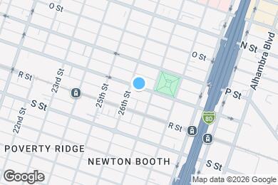 Map image of the property - 2612 Q St