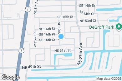 Map image of the property - 1684 SE 10th Ave