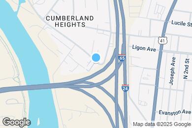 Map image of the property - 1401 Napoleon St