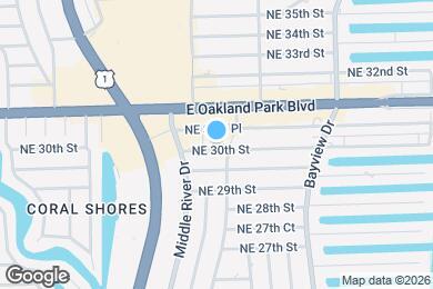 Map image of the property - 2607 NE 30th St